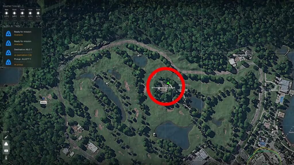 Tier 3 Buried Cache Location 4 in Gray Zone Warfare.