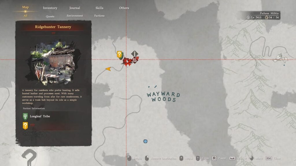 crimson desert ridgehunter tannery quest location