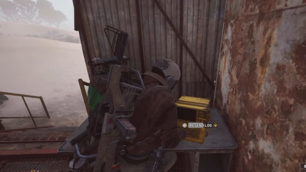Using the Field Radio inside a Field Depot.