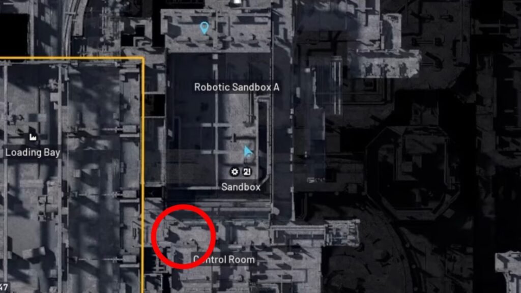 Robotic Sandbox A Control Room terminal location in ARC Raiders.
