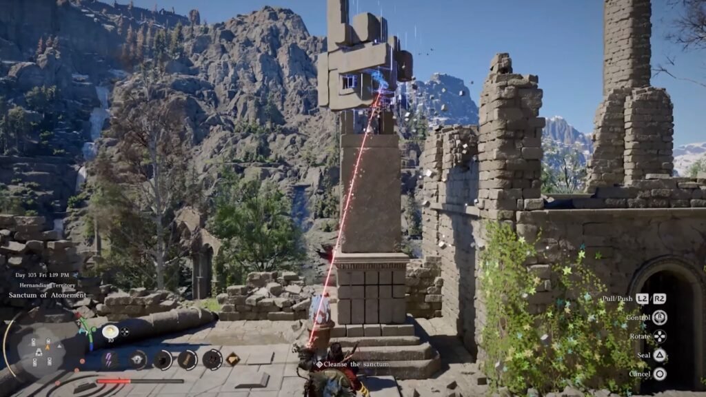 Solving the Sanctum of Atonement's final puzzle.