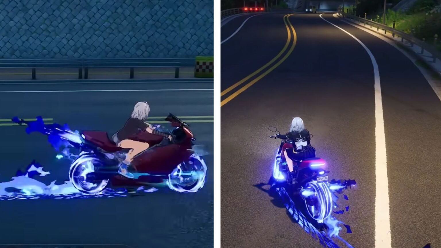 blue flame bike neverness to everness