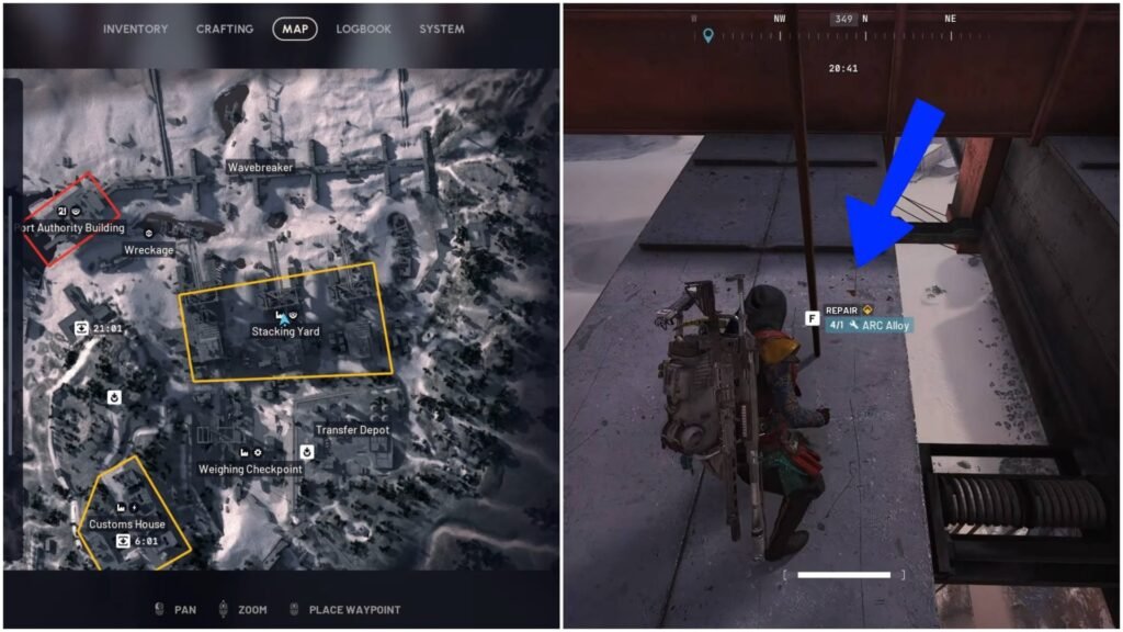 Stacking Yard Objective ARC Raiders